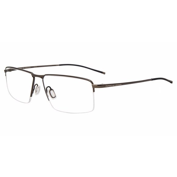 PORSCHE DESIGN OPTICAL P8736 Eyeglasses DARK-GUN-D 58mm